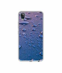 Amazon Brand - Solimo Designer Water Drops UV Printed Soft Back Case Mobile Cover for Vivo Y91i