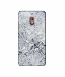 Amazon Brand - Solimo Designer Grayish Marble 3D Printed Hard Back Case Mobile Cover for Nokia 2.1