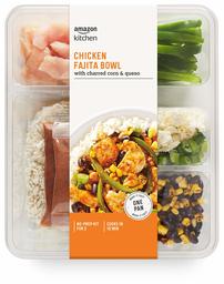 Amazon Kitchen, Chicken Fajita Bowl, No-Prep Kit for 2, 30.6 oz