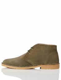 find. Men's Desert Boots, Green Green Jeans Suede, US:5