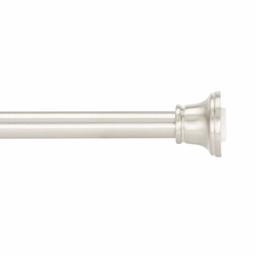 AmazonBasics Decorative Bell Tension Shower Curtain Rod, 42-72