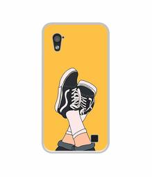 Amazon Brand - Solimo Designer Boy Shoes Pattern UV Printed Soft Back Case Mobile Cover for Infocus M370i