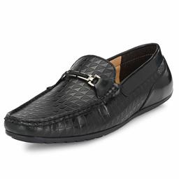 Nubeno Men's Black Loafers-8 UK (42 EU) (5603)