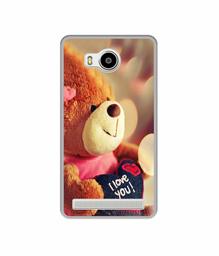 Amazon Brand - Solimo Designer Teddy Bear UV Printed Soft Back Case Mobile Cover for Lenovo A7700