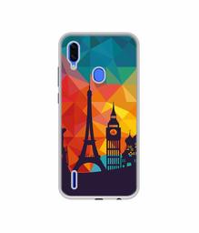 Amazon Brand - Solimo Designer Colored Paris UV Printed Soft Back Case Mobile Cover for Lava Z93