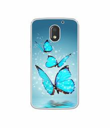 Amazon Brand - Solimo Designer Flying Butterflies UV Printed Soft Back Case Mobile Cover for Motorola Moto E3 Power