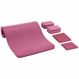 AmazonBasics 1.27 cm Thick Yoga Mat 6 Piece Set, Pink