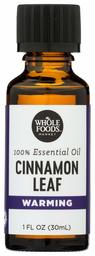 Whole Foods Market, Essential Oil, Cinnamon Leaf, 1 fl oz