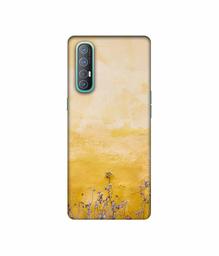 Amazon Brand - Solimo Designer Dry Flower On Wall 3D Printed Hard Back Case Mobile Cover for Oppo Reno 3 Pro