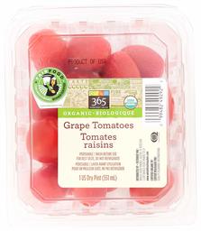 365 Everyday Value, Organic Grape Tomatoes, 10 oz Clamshell