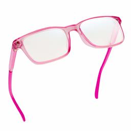 Gomatta Blue Light Blocking Glasses BluErase Lens TR90 Frame Anti Eyestrain Anti-UV Computer/Gaming/TV/Phones Glasses for Kids(Pink)