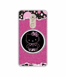 Amazon Brand - Solimo Designer Kitty with Glitter UV Printed Soft Back Case Mobile Cover for Lenovo K6 Note