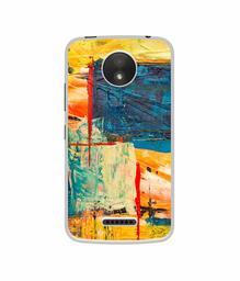 Amazon Brand - Solimo Designer Multicolor Box UV Printed Soft Back Case Mobile Cover for Motorola Moto C Plus