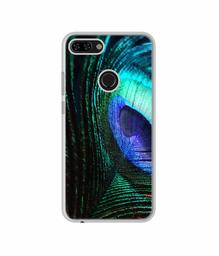 Amazon Brand - Solimo Designer Peacock Feather UV Printed Soft Back Case Mobile Cover for Tecno Camon i Twin