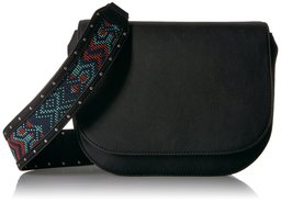 Amazon Brand - The Fix Colby Convertible Guitar Strap Saddle Bag, Geo Print Multi