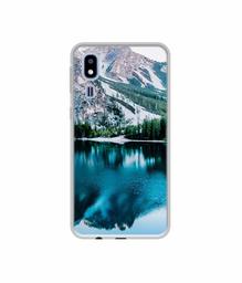 Amazon Brand - Solimo Designer Lake Mountain UV Printed Soft Back Case Mobile Cover for Samsung Galaxy A2 Core