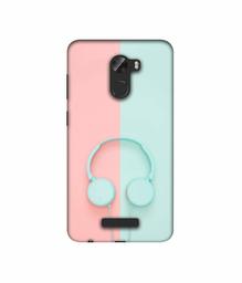 Amazon Brand - Solimo Designer Head Phone UV Printed Soft Back Case Mobile Cover for Gionee A1 Lite