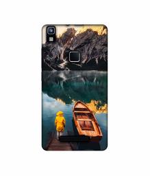 Amazon Brand - Solimo Designer Lake View UV Printed Soft Back Case Mobile Cover for Lava Z80