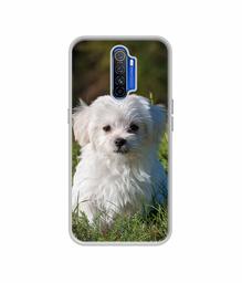 Amazon Brand - Solimo Designer White Dog UV Printed Soft Back Case Mobile Cover for Oppo Reno Ace/Realme X2 Pro