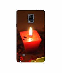 Amazon Brand - Solimo Designer Candle Light 3D Printed Hard Back Case Mobile Cover for Samsung Galaxy Note 4