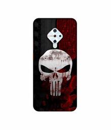 Amazon Brand - Solimo Designer Punisher Skull 3D Printed Hard Back Case Mobile Cover for Vivo S1 Pro