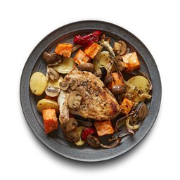 Amazon Meal Kits, Herb-Roasted Chicken with Cremini Mushroom Sauce, Serves 2