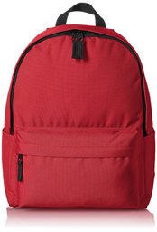 (Renewed) AmazonBasics 21 Ltrs Classic Backpack - Red