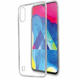 Amazon Brand - Solimo Mobile Cover (Soft & Flexible Back case) for Samsung Galaxy M10 (Transparent)