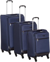 AmazonBasics Softside Spinner Luggage - 3 Piece Set (21