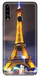 Amazon Brand - Solimo Designer Eiffel Tower 3D Printed Hard Back Case Mobile Cover for Samsung Galaxy A20s