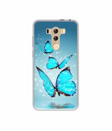 Amazon Brand - Solimo Designer Flying Butterflies UV Printed Soft Back Case Mobile Cover for I Kall K4