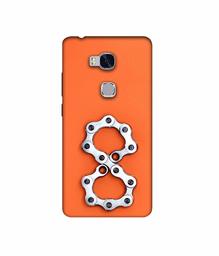 Amazon Brand - Solimo Designer Number Eight 3D Printed Hard Back Case Mobile Cover for Huawei Honor 5X