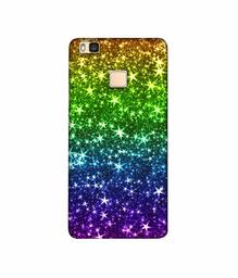 Amazon Brand - Solimo Designer Multicolor Stars 3D Printed Hard Back Case Mobile Cover for Huawei P9 lite