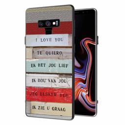 Amazon Brand - Solimo Designer I Love Qoute Printed Hard Back Case Mobile Cover for Samsung Galaxy Note 9 (D1225)