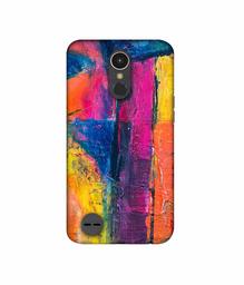 Amazon Brand - Solimo Designer Color Mash On Canvas 3D Printed Hard Back Case Mobile Cover for LG K10 (2017)