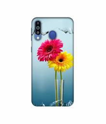 Amazon Brand - Solimo Designer Sun Flower 3D Printed Hard Back Case Mobile Cover for Samsung Galaxy M21