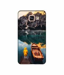 Amazon Brand - Solimo Designer Lake View UV Printed Soft Back Case Mobile Cover for Samsung Galaxy A7 (2016)