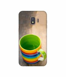 Amazon Brand - Solimo Designer Multicolor Cup 3D Printed Hard Back Case Mobile Cover for Samsung Galaxy J2 Core