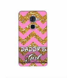 Amazon Brand - Solimo Designer Daddy's Girl 3D Printed Hard Back Case Mobile Cover for LeTV Le 2