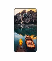 Amazon Brand - Solimo Designer Lake View 3D Printed Hard Back Case Mobile Cover for Samsung Galaxy J3 Pro