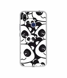 Amazon Brand - Solimo Designer Panda Texture UV Printed Soft Back Case Mobile Cover for Gionee F9