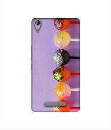 Amazon Brand - Solimo Designer Gilliter Lollipops 3D Printed Hard Back Case Mobile Cover for Micromax Canvas Juice 3Plus Q394