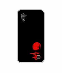 Amazon Brand - Solimo Designer Red Moon UV Printed Soft Back Case Mobile Cover for Infocus M370i