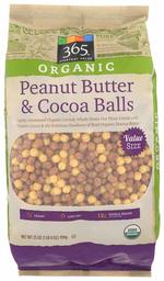 365 Everyday Value, Organic Peanut Butter & Cocoa Balls, 25 oz