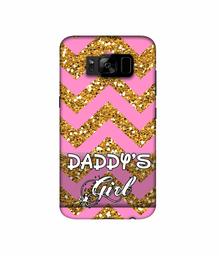 Amazon Brand - Solimo Designer Daddy's Girl 3D Printed Hard Back Case Mobile Cover for Samsung Galaxy S8 Plus