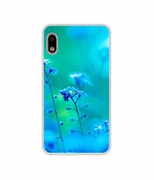 Amazon Brand - Solimo Designer Blue Flower UV Printed Soft Back Case Mobile Cover for Coolpad Note 6