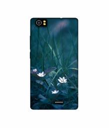 Amazon Brand - Solimo Designer White Flower UV Printed Soft Back Case Mobile Cover for Lava Iris X5 4G