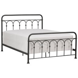 Amazon Brand – Stone & Beam Vintage Ari Arced Metal Steel Queen Bed Frame, 65.5