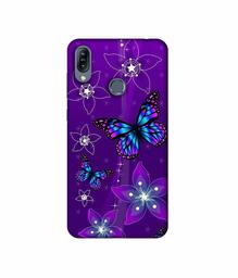 Amazon Brand - Solimo Designer Butterflies 3D Printed Hard Back Case Mobile Cover for Asus Zenfone Max (M2) ZB633KL