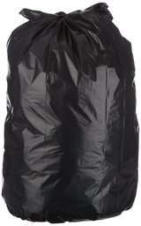 AmazonBasics 23 Gallon Slim Trash Can Liner, 1.6 mil, Black, 250-Count